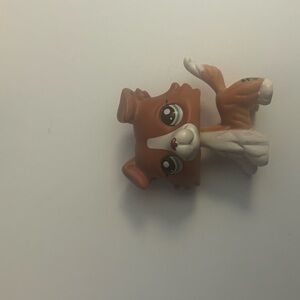 Brown and White Dog Figurine (LPS #1542)
